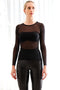 Pull à manches longues en tulle par Only Hearts